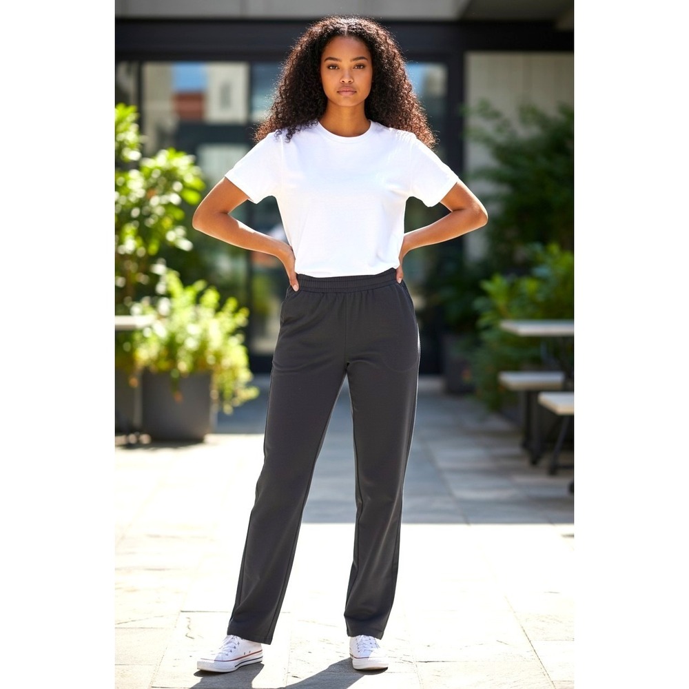 (B-202)Millet Womens Slim Fit Hiking Pants Gray Size US 8 Stretch Outdoor Pocket